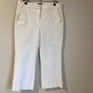 J. Crew White Cropped Women's Pants